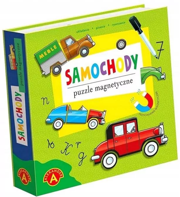 Puzzle magnetyczne. Samochody - tantis.pl