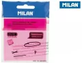 Karteczki samoprzylepne Milan FLUO przezroczyste róż 76x76, 50 sztuk - tantis.pl