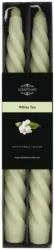 Świeca stołowa zakręcona White Tea