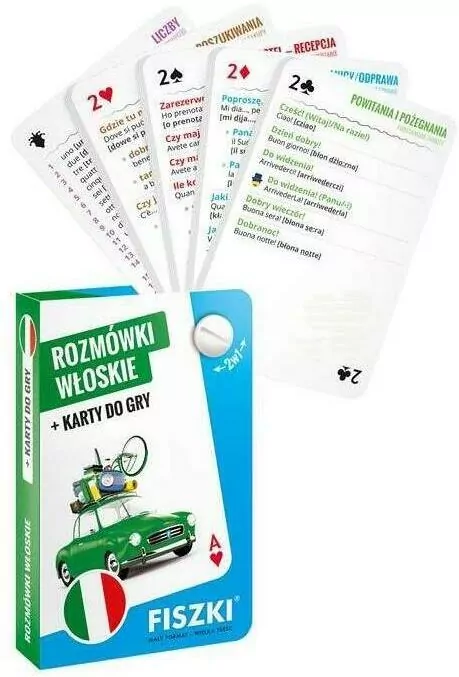 Rozmówki włoskie z kartami do gry - tantis.pl