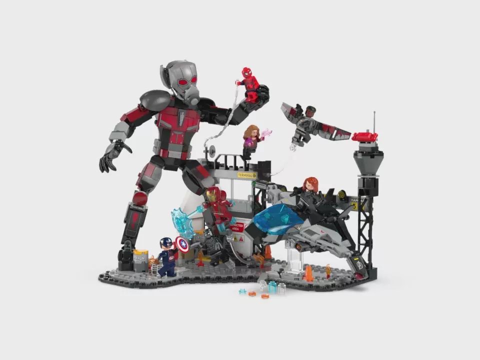 LEGO® Marvel. Kapitan Ameryka: Wojna bohaterów — bitwa 76314 - tantis.pl