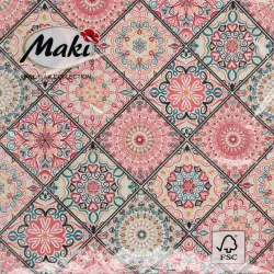 SERWETKA PAP 3W 330X330 MANDALA BOHO PM OP