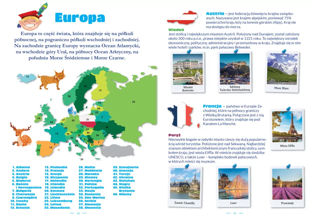 Atlas świata dla dzieci - tantis.pl