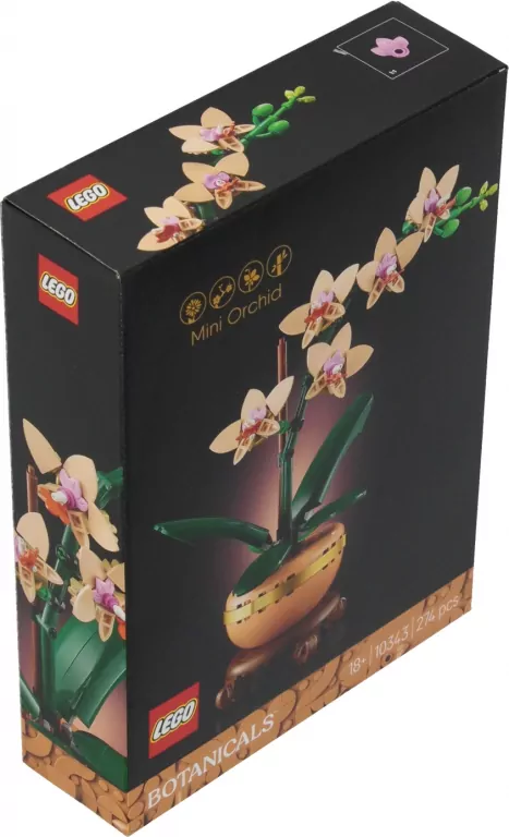 LEGO Botanicals, klocki. Mała orchidea - tantis.pl