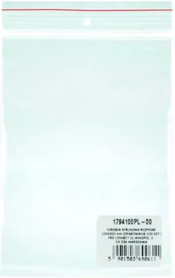 Torebka strunowa. LDPE transparentna 10x20cm, 100 sztuk