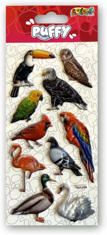 Naklejki puffy Birds PENMATE - tantis.pl