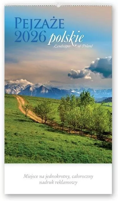 Kalendarz 2026 reklamowy Pejzaże polskie - tantis.pl