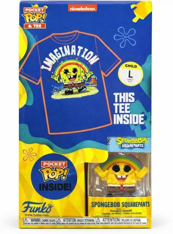 Funko T-shirt Sponge Bob L + figurka - tantis.pl