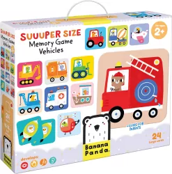 Suuuper Size Memory Game. Vehicles 2+