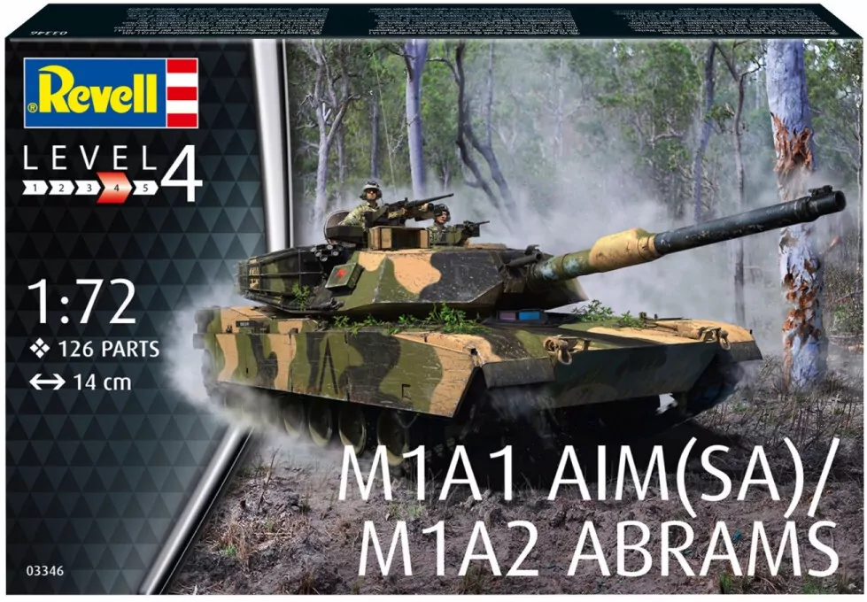 Revell. Czołg M1A1 AIM(SA)/ M1A2 Abrams - tantis.pl