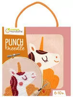 Zestaw Punch Needle Jednorożec 13cm - tantis.pl