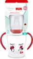 NUK. Butelka z uchwytem. 150 ml. 6 miesięcy. Minnie - tantis.pl
