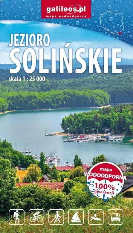 Jezioro Solińskie. Mapa 1:25 000 - tantis.pl