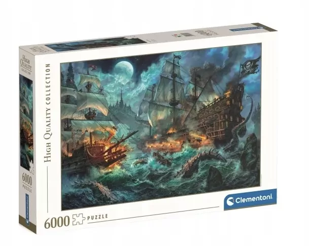 Puzzle 6000 HQ Pirates Battle - tantis.pl
