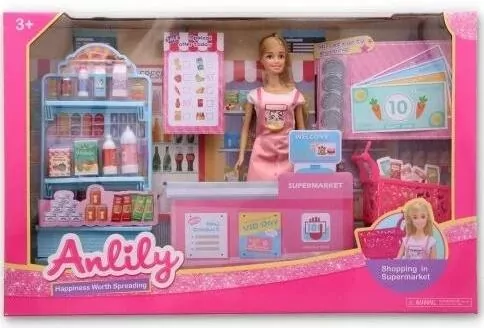 Lalka zakupy w supermarkecie - tantis.pl