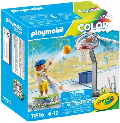Playmobil Skater z piłką do koszykówki 71516