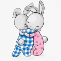 Malowanie po numerach - Uściski Kids 25x25cm - tantis.pl