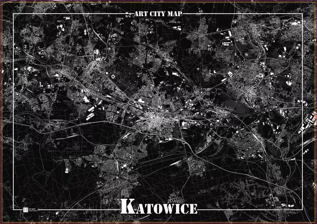 Plakat dekoracyjny - Katowice - tantis.pl