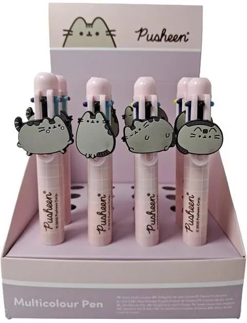 Długopis wielokolorowy Pusheen 6kol - tantis.pl