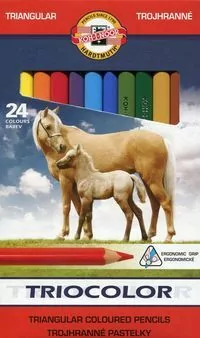 Kredki Triocolor. 24 kolory - tantis.pl