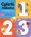 Cyferki malucha z naklejkami. Od 4 lat - tantis.pl