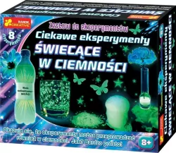 Ciekawe eksperymenty świecące w ciemności. Zestaw do eksperymentów
