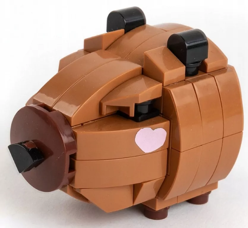 Klocki snapets kapibara brązowa KIDEA - tantis.pl