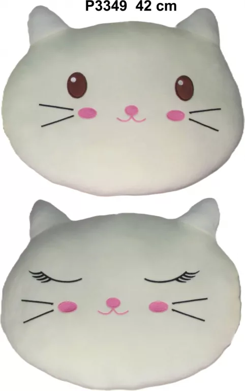 Poduszka kot kremowa 42cm MIX - tantis.pl