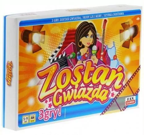 Fun Games. Zostań gwiazdą, 3 gry - tantis.pl