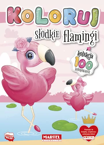 Kolekcja Koloruj - Słodkie flamingi - tantis.pl