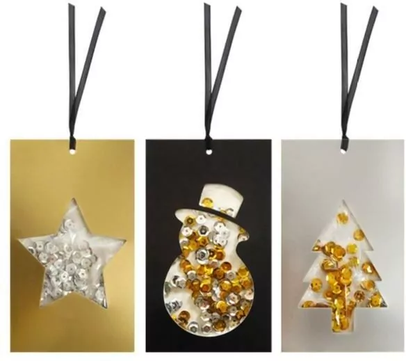 Tagi z cekinami. 6 sztuk - tantis.pl