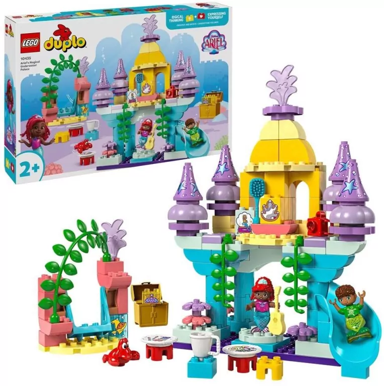 LEGO® DUPLO® Disney. Magiczny podwodny pałac Arielki. 10435 - tantis.pl