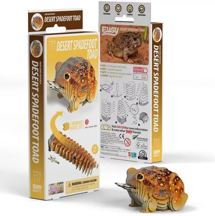 Ropucha Pustynna Eugy. Eko Układanka 3D - tantis.pl