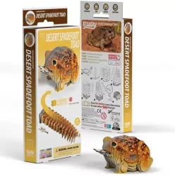 Ropucha Pustynna Eugy. Eko Układanka 3D