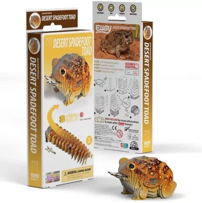 Ropucha Pustynna Eugy. Eko Układanka 3D