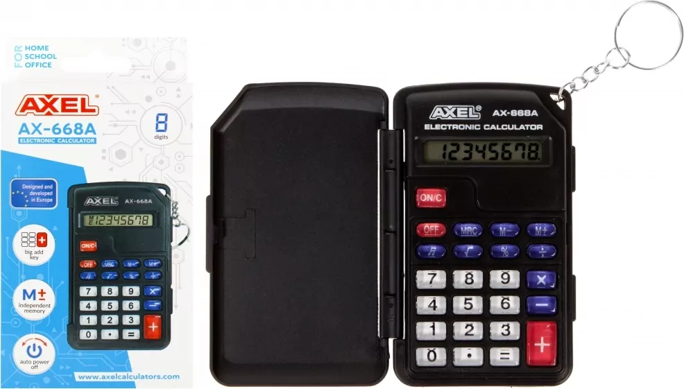 Kalkulatory na biurko Axel AX-668A - tantis.pl
