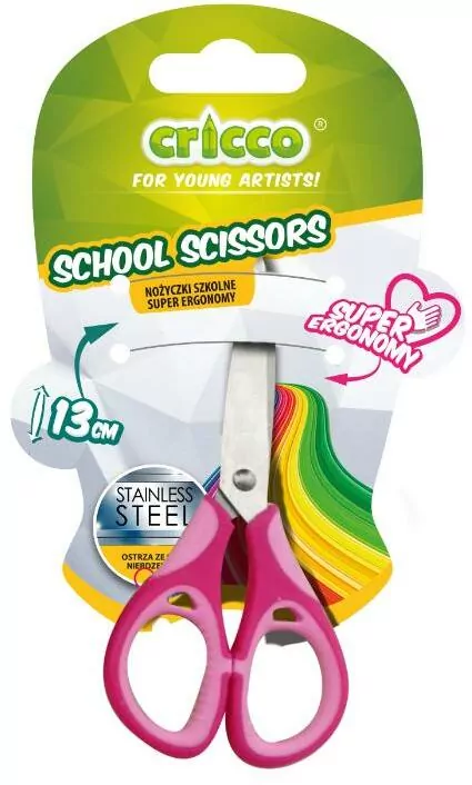 Nożyczki szkolne Super ergonomy 13 cm - tantis.pl