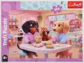 Puzzle 300 jamniki w kawiarni TREFL - tantis.pl