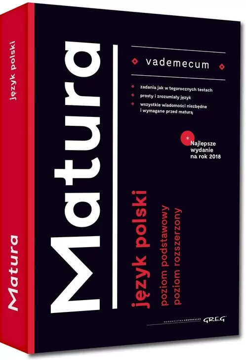 Matura. Język polski. Vademecum. Poziom podstawowy i rozszerzony - tantis.pl