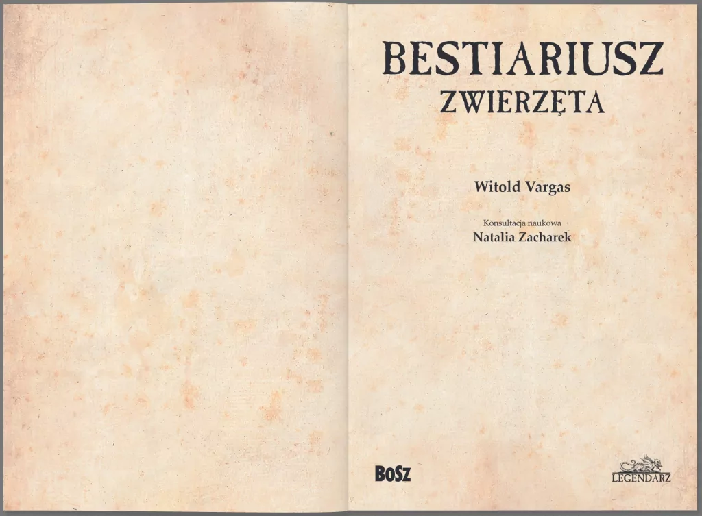 Bestiariusz. Zwierzęta - tantis.pl