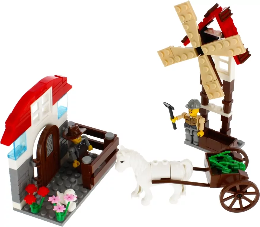 Klocki konstrukcyjne Alleblox Farma Homestead 183 elementów - tantis.pl