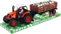 Traktor z przyczepą i zwierzętami - tantis.pl