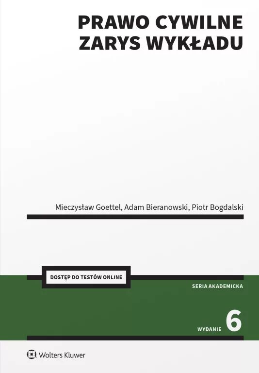 Prawo cywilne. Zarys wykładu + Testy online w.6 - tantis.pl