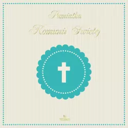 Pamiątka Komunii Świętej, wersja niebieska