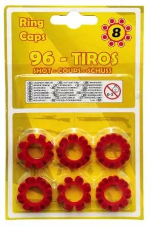 Kapiszony 8 strzałowe do bębenka 96 szt - tantis.pl