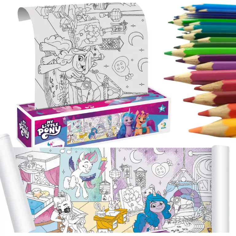 My Little Pony. Kolorowanka w rolce - tantis.pl