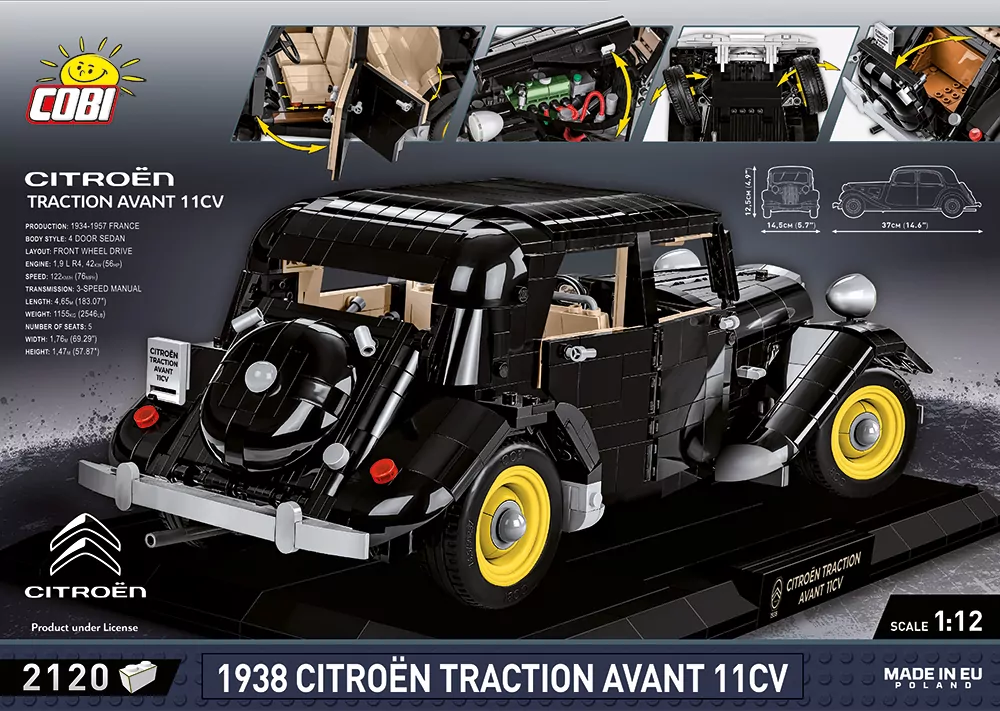 Cars Citroen Traction Avant 11CV - tantis.pl