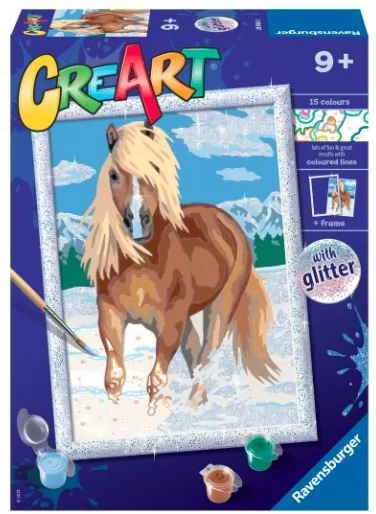 Malowanka CreArt dla dzieci: Królewski Koń - tantis.pl