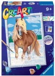 Malowanka CreArt dla dzieci: Królewski Koń