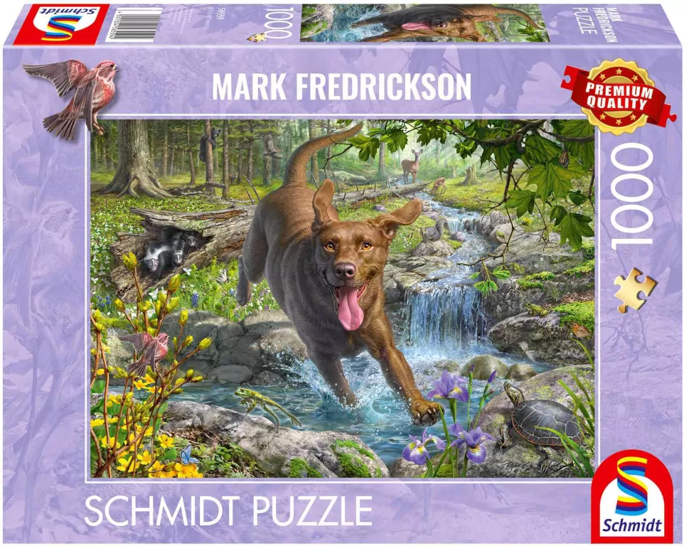 Puzzle PQ 1000 Mark Fredrickson Spacer z psem G3 - tantis.pl